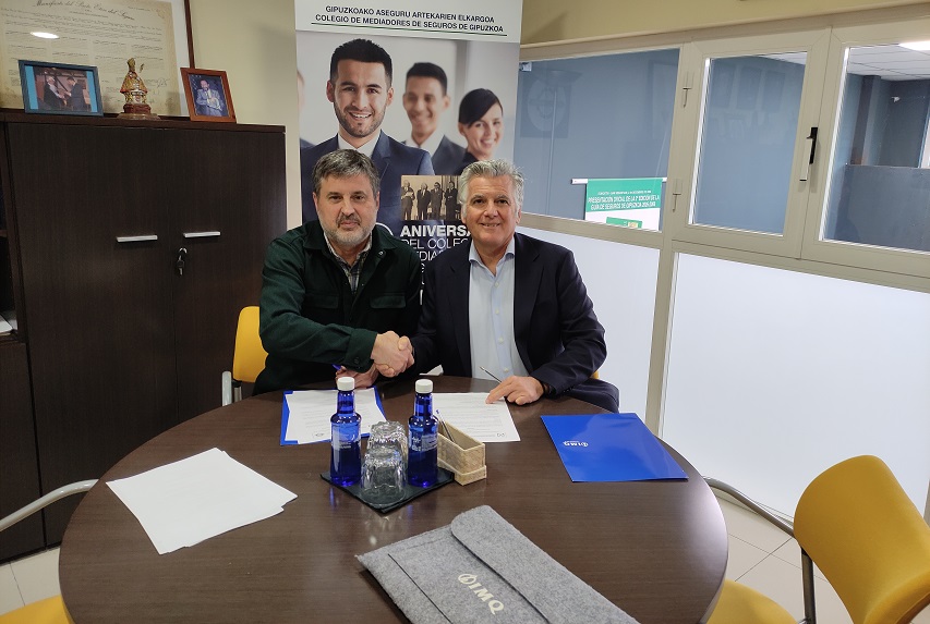 IMQ y el Colegio de Mediadores de Gipuzkoa refuerzan alianza con la renovación de su acuerdo de colaboración